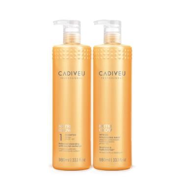 Imagem de Kit Cadiveu Professional Nutri Glow Shampoo e Máscara Litro (2 produtos)