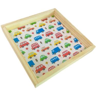 Imagem de Bandeja em Pínus Personalizada Bebê Menino/Menina - Dóia Kids, Bandeja