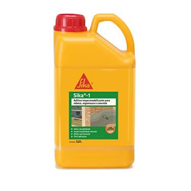 Imagem de Sika- Aditivo impermeabilizante - Sika 1 amarelo - Argamassa e concreto não armado - Uso Fácil - 3,6L