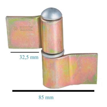 Imagem de Kit 2 dobradica cilindro gonzo 03 - JOCED