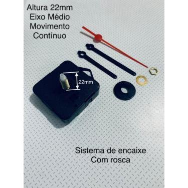 Imagem de 100 Mecanismos de relógio para parede com sistema encaixe de rosca e a