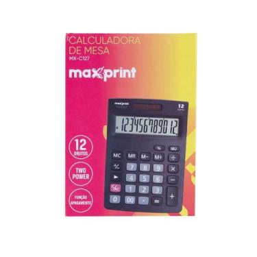 Imagem de Calculadora Mesa Max Mx-127 Max 1 Pc - Maxprint