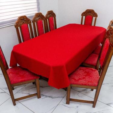 Imagem de Toalha de Mesa Natalina 4 Lugares 1,50m x 1,40m Oxford Estampado - Raf