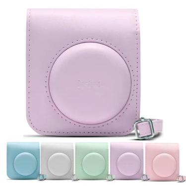 Imagem de Bolsa Case Original para Camera Instax Mini 12 com Alça Lilás - Optiso