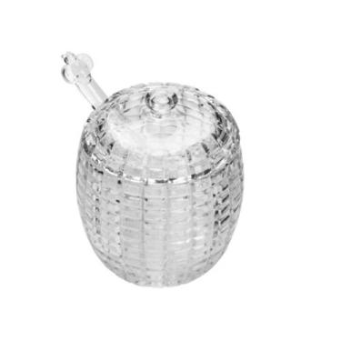 Imagem de Meleira de Cristal com Tampa e Pegador Bee 210 ml Lyor