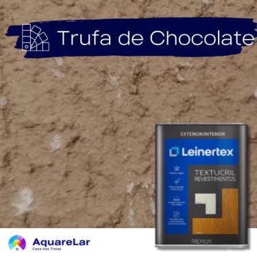 Imagem de Textura Textucril Leinertex 23Kg, TRUFA DE CHOCOLATE
