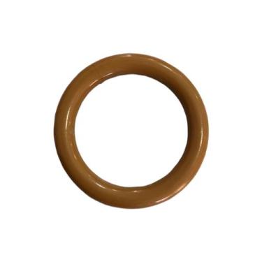 Imagem de Kit 10 Argolas 28mm para Cortina de Ilhós - Imbuia fina - DECOR LÍDER 