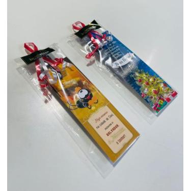 Imagem de Kit com 6 canetas e 6 marca páginas - Betel Store