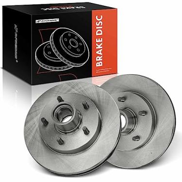 Imagem de A-Premium Conjunto de rotores de freio a disco ventilado dianteiro de 10,47 polegadas (266 mm) compatível com modelos selecionados Chevrolet, GMC e Isuzu - Blazer 95-97, S10 94-03, Jimmy 92-97, Sonoma