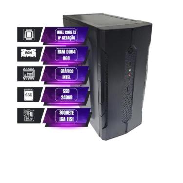 Imagem de Computador Intel Core i3 8ºGeração RAM DDR4 8GB SSD 240GB - ADVANCEDTE