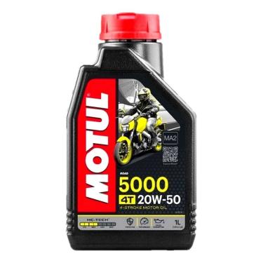 Imagem de Óleo De Motor Motul Semi-sintético 20w-50 Para Motos E Quadriciclos De 1 litro