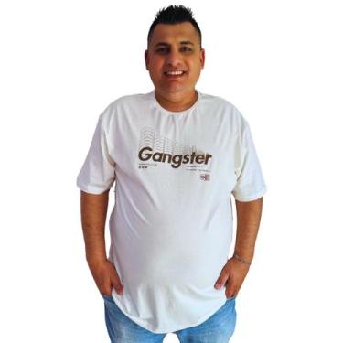 Imagem de Camiseta Masculina Gangster Moda Plus Size Tamanho Grande - ANJ MODAS,