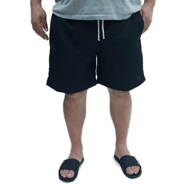 Imagem de Short Bermuda Tactel Extra Grande Plus Size Verão Praia - BUTU BIRU MO