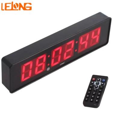 Imagem de Rélogio Digital De Parede Bivolts 12/24 Horas Lelong Le-2113