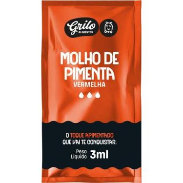 Imagem de Molho de pimenta grilo sachê 3ml c/ 200 unidades