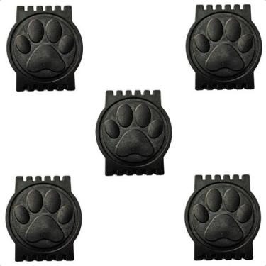 Imagem de Kit 5 Unidades Borracha Pata 25mm Para Acabamento Coleiras - Magazine 