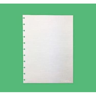 Imagem de Refil Para Caderno Inteligente Pautado Linha Branca 120g - LC