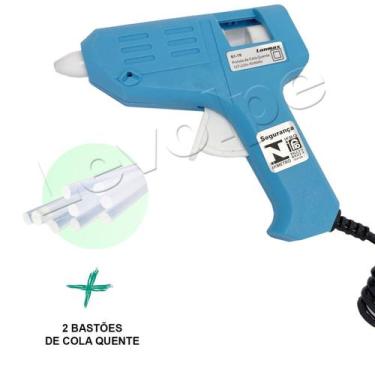 Imagem de Aplicador De Cola Quente Bivolt 10w + 2 Bastões De Cola - Lanmax