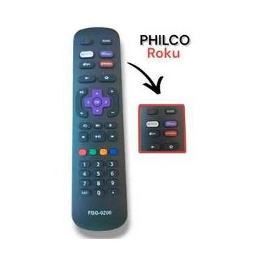 Imagem de Controle Remoto Compativel Tv Philco Roku PTV42G6FR2CPF FBG-9206