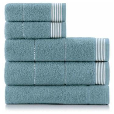 Imagem de Jogo de Toalha Altenburg Scala Azul Citadel 5 Peças