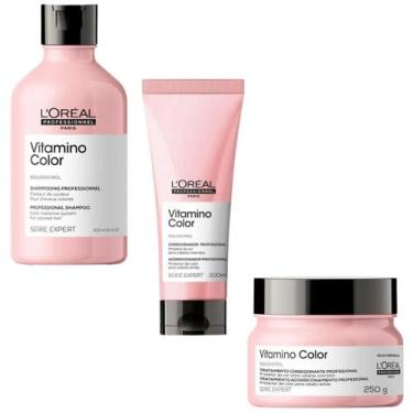 Imagem de Kit Profissional para Cabelos Coloridos Loreal Vitamino Color - Loreal
