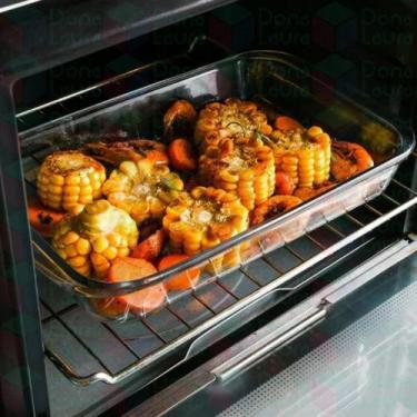 Imagem de Travessa Refratária 3L Cor Sortida Sobremesa Pequena Retangular 2unida