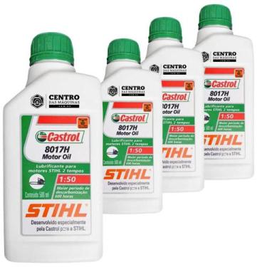 Imagem de KIT Com 03 Unidades de Óleo 2 Tempos Stihl 500ml Para Roçadeiras 2 Tem