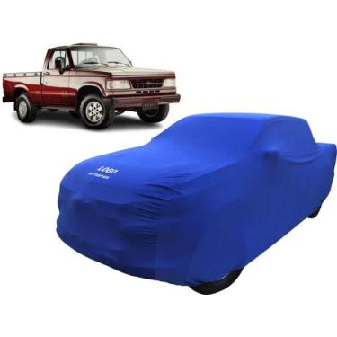 Imagem de Capa Contra Risco Tecido Camionete Chevrolet D20 C20 A20 - Mz, Azul