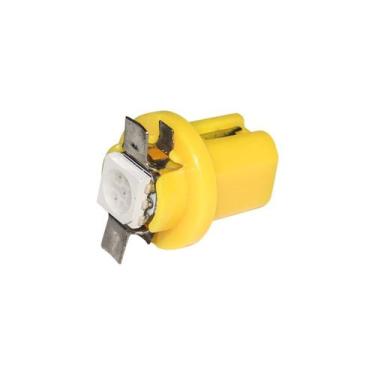 Imagem de Lampada Led Smd B8.5 T5 Suporte Painel - 5 unidades - Lelampu, Amarelo