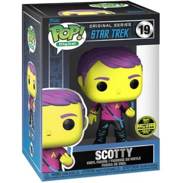 Imagem de Funko Pop Digital: Star Trek SCOTTY Legendary Black Light Physical Redemption