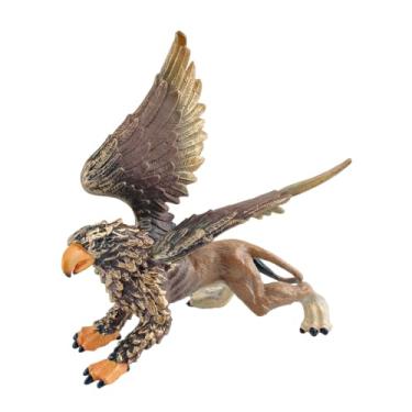 Imagem de Fancyes Figura de brinquedo griffin realista, estatuetas de grifo, em miniatura, mitologia grega, floresta, figuras de animais, brinquedo para