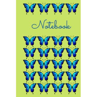 Imagem de Notebook Papillon: Carnet de notes I Notebook pour tous, journal 6’’x 9’’ (15,24 x 22,86 cm) original de 100 pages lignées.