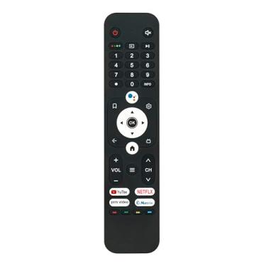 Imagem de HTR-U31 Controle remoto de voz de substituição adequado para Haier LED 4K Android TV H32K66G H75P7UX H65P7UX H55P7UX H50P7UX H43P7UX H43K800UX H43K800FX H32K800X C32K6G H32K6 6GH H65K66UG H55K66UG