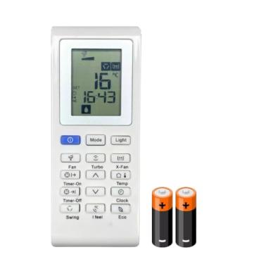 Imagem de Controle Remoto Para Ar Condicionado Compatível ELECTROLUX Ecoturbo Split com Pilhas