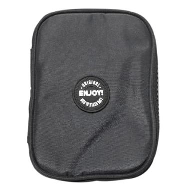 Imagem de Estojo Box Escolar Reforçado Divisória Especial Enjoy (Cinza)