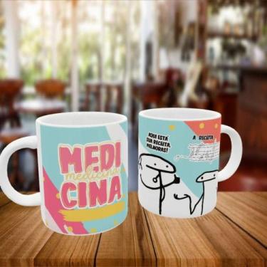 Imagem de Caneca Personalizada Flork Feminino Profissão Medicina - PrintPaint