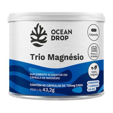 Imagem de Trio Magnésio Ocean Drop Vegano 60 Cápsulas