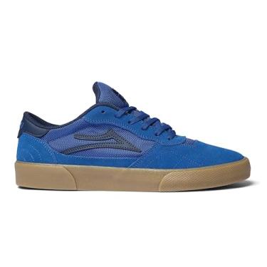 Imagem de Lakai Tênis de skate masculino Cambridge – Tênis de skate de alto desempenho, Azul/Camurça Gum, 36