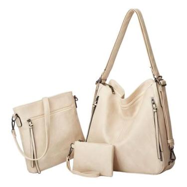 Imagem de Bolsa De Ombro Media E Bolsa Pequena Com Mini Carteira Linda - Alwy