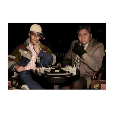 Imagem de Fotografia de Hunter S. Thompson e Oscar Zeta Acosta 28 x 43 - Retrato magnífico de 1971 - Real Life Fear And Loathing In Las Vegas - Gonzo - 28 x 43 centímetros - lendário escritor americano - Foto