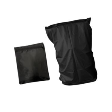 Imagem de oshhni Tampa da esteira Tampa de capa de corrida Tampa versátil da máquina de corrida de protetores, abrigo para exercícios para exercícios em casa academia, Black 117x97x168cm