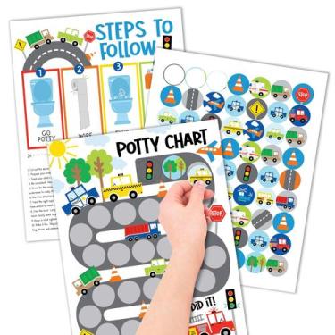 Imagem de Tabela de Treinamento para Potty - Hadley Designs - Com Adesivos para 