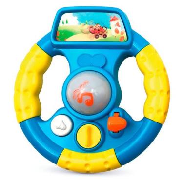 Imagem de Volante Infantil Interativo Musical Educativo com Luz - Genérica