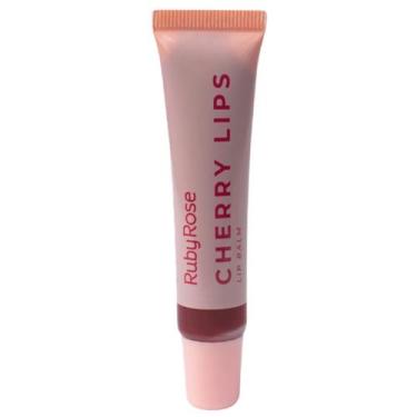 Imagem de Gloss Lip Balm Labial Hidratante Cherry Lips Ruby Rose HBL6503