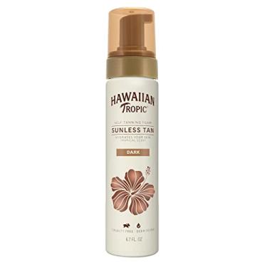 Imagem de Hawaiian Tropic Sunless Tan Escuro Espuma Autobronzeadora, 6,7Oz, Autobronzeador Escuro, Bronzeador Sunless, Espuma Bronzeadora Sunless, 6,7Oz