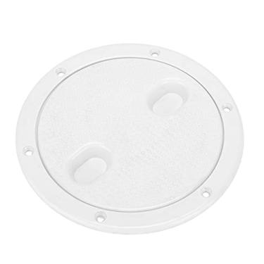 Imagem de Tampa Escotilha de Inspeção Placa de Convés de 6 Polegadas, Branca, Antiderrapante, Anticorrosão, Resistente a UV para Convés de Barco Marinho