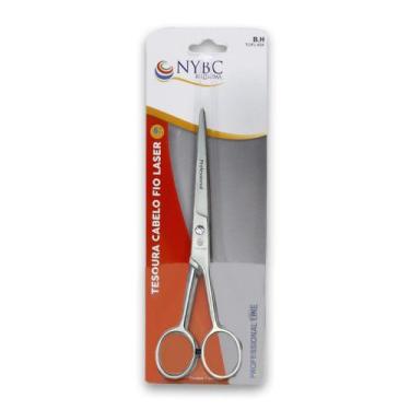 Imagem de Tesoura Cabelo Inox Fio Laser 6 3/4" - NYBC Beauty - Corte reto e prec