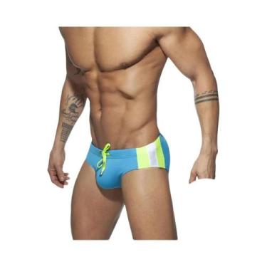Imagem de Cueca de Banho Masculina Sexy - Cintura Baixa para Praia e Surf, XXL, 