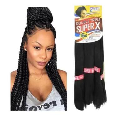 Imagem de Kanekalon Jumbo Jumbão Cabelo Para Trança Box Pacotão 400g - bbless, m