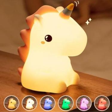 Imagem de Luminária Unicórnio Infantil - NoBrand